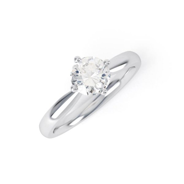 Eng - ESTHER | NSEW Wide Band Tapering Set Diamond Ring