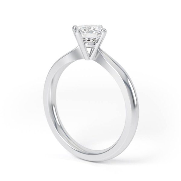 Eng - ESTHER | NSEW Wide Band Tapering Set Diamond Ring - Image 3