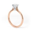 Eng - AUTUMN – Six Claw Raised Setting Solitaire Diamond Engagement Ring - Image 9