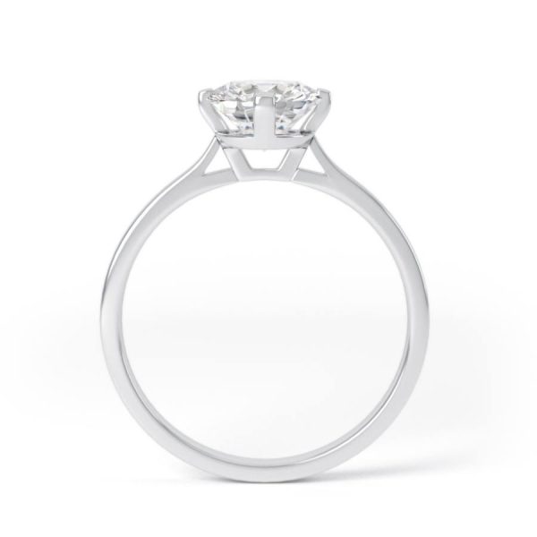 Eng - SOFIA | Flat Edge Wide Set Diamond Ring - Image 2