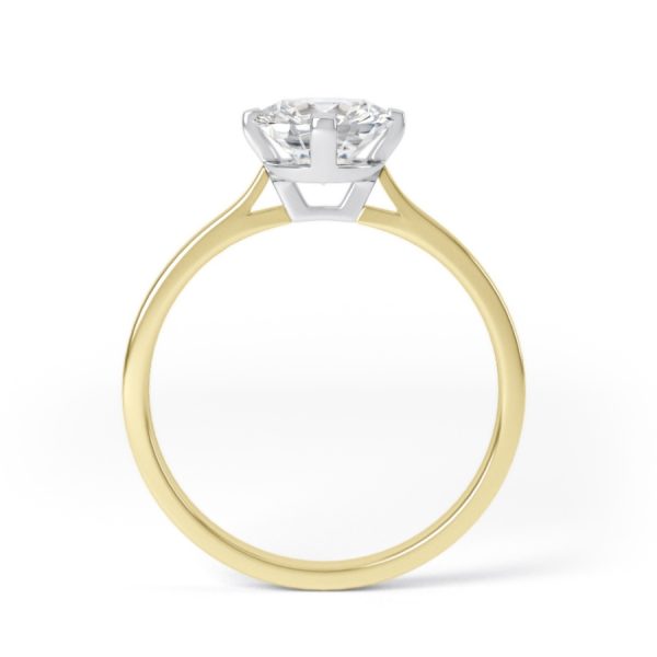 Eng - SOFIA | Flat Edge Wide Set Diamond Ring - Image 5