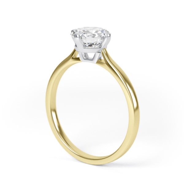 Eng - SOFIA | Flat Edge Wide Set Diamond Ring - Image 6