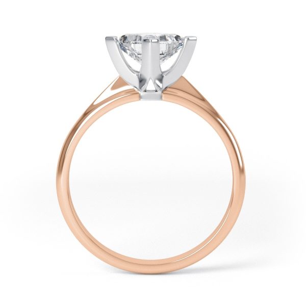 Eng - WINTER | Petite NSEW Box Claw Set Princess Cut Engagement Ring - Image 8