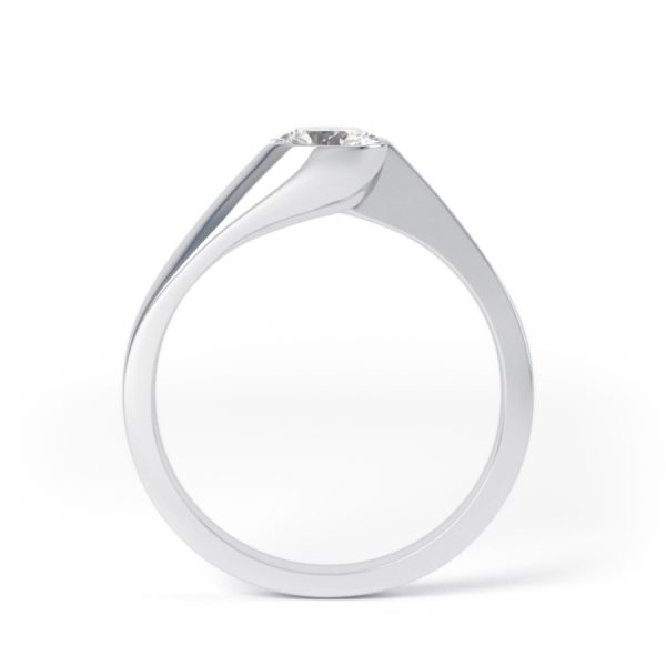 Eng - TAYLOR | Solitaire Twist Set Engagement Ring - Image 3