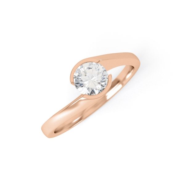 Eng - TAYLOR | Solitaire Twist Set Engagement Ring - Image 7