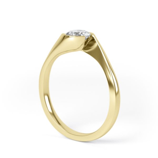 Eng - TAYLOR | Solitaire Twist Set Engagement Ring - Image 9