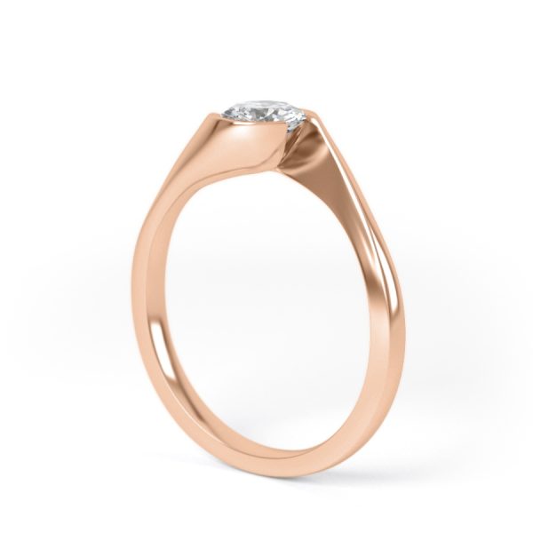 Eng - TAYLOR | Solitaire Twist Set Engagement Ring - Image 10