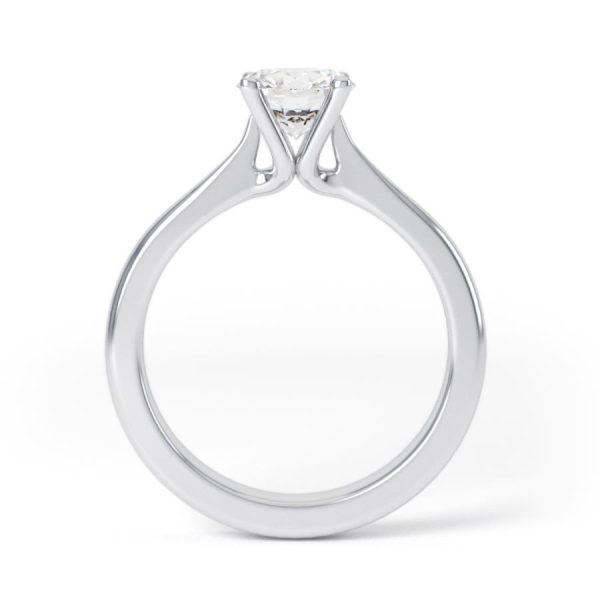 Eng - MOLLY | Elegant Four Claw Round Solitaire Ring - Image 2