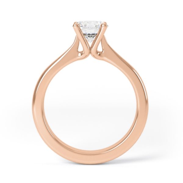 Eng - MOLLY | Elegant Four Claw Round Solitaire Ring - Image 4