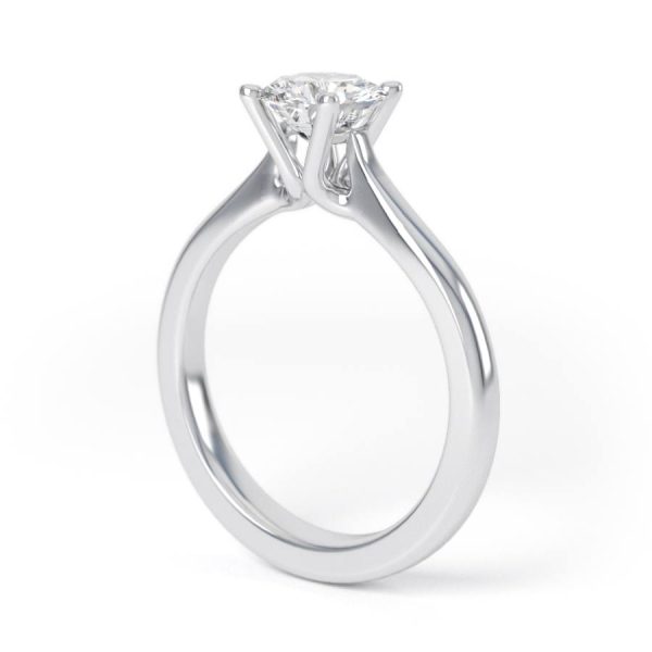 Eng - MOLLY | Elegant Four Claw Round Solitaire Ring - Image 7