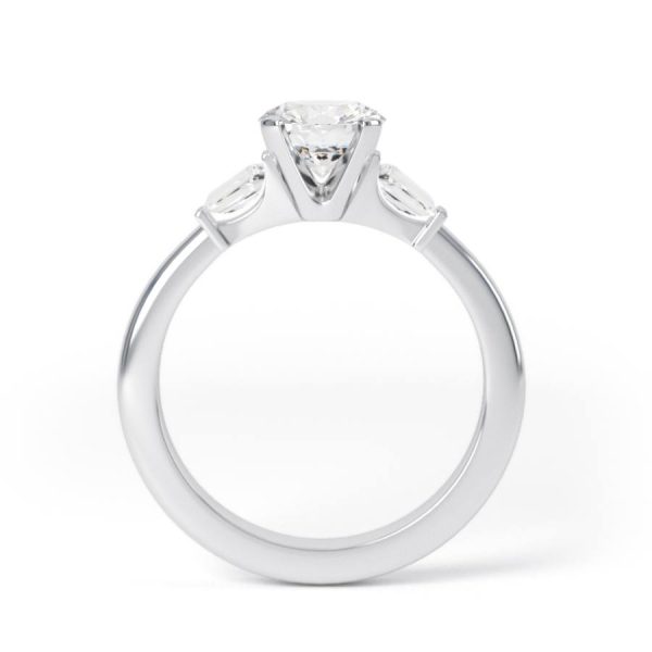 Eng - TEAGAN | Baguette Shoulder Set Engagement Ring - Image 2