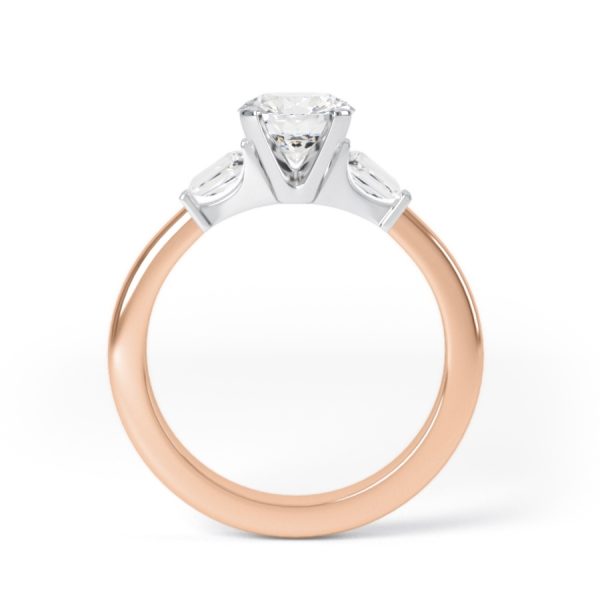 Eng - TEAGAN | Baguette Shoulder Set Engagement Ring - Image 4