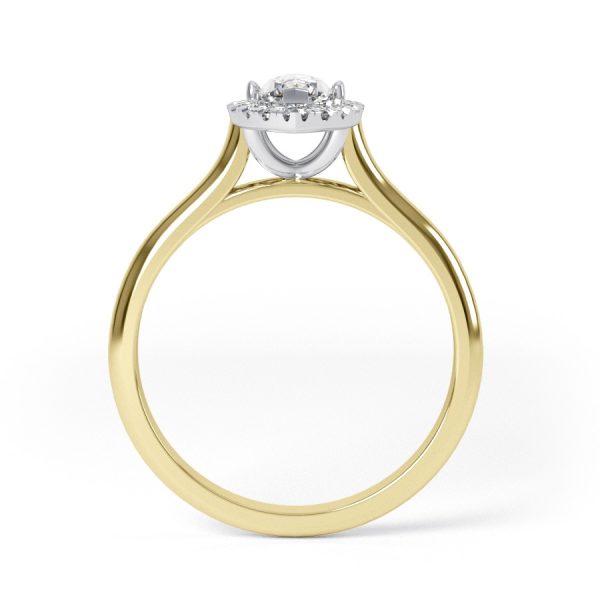 Eng - AVERY | Marquise Shape diamond halo set Engagement Ring - Image 5